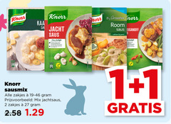  knorr saus 1 2 27 sa jacht belofte sausmix zakjes mix groenten room prei three 