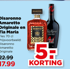  tia maria disaronno likeur amaretto 5 100 500 originale fles years cold brew vanilla and arabica 