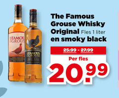  famous grouse whisky 1 egrouse original fles liter smoky black 20 99 