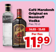  cafe marakesh likeur wodka 23 since original mcafee vodka fles 