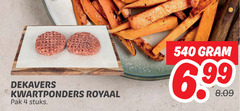  hamburgers 4 dekavers royaal pak stuks 