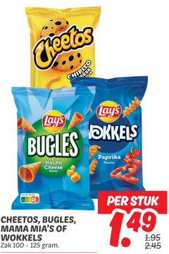  cheetos lays zoutjes chipito pur bugles nacho cheese flavour paprika nutri score mama wokkels zak corn snack stuk 