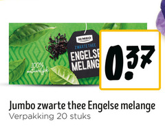  jumbo huismerk thee 20 100 natuurlijk zwarte engelse melange stuks 
