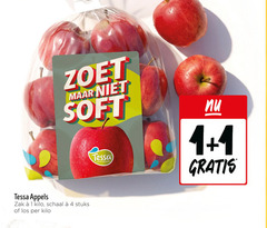  appels 1 4 zoet soft tessa sweet explosion zak kilo schaal stuks 