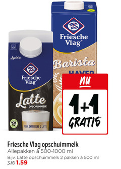  friesche vlag koffiemelk 1 2 500 latte opschuimmelk cappuccino barista ml pakken 