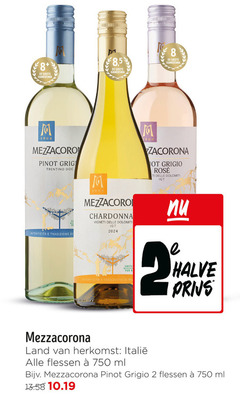  rose witte wijn 2 750 8 hamersma 5 pinot trentino tradizione chardonnay vigneti dolomiti grigio rosee halve mezzacorona land flessen ml 