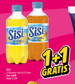  sisi frisdrank 1 2 bubbles orange flavour mango flessen liter 