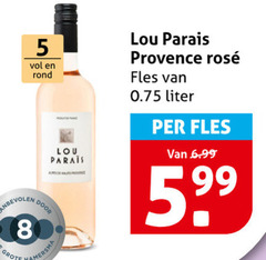  rose 5 8 rond haute provence rosee fles liter hamersma 