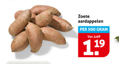  zoete aardappelen 500 