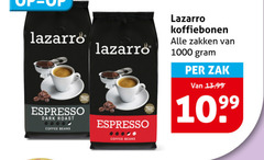  lazarro koffiebonen 1000 espresso dark roast zakken zak coffee beans 