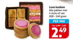  koeken 4 luxe pakken stuks pak 