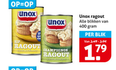  unox ragout 25 400 kip gegrild champignon blikken blik 17 