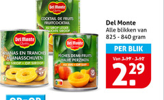  monte quality cocktail fruits fruitcocktail sirop lichte siroop ananas tranches ananasschijven demi halve perziken jus sap blikken blik 