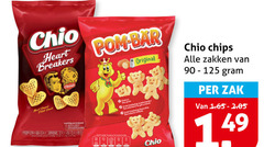  chio zoutjes heart breakers classic bar original chips zakken zak 