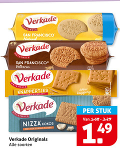  verkade origina san francisco naturel originals volkoren knappertjes knapperig krokant anda nizza kokos laagje suiker soorten stuk 
