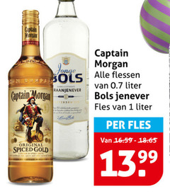  bols captain morgan jenever rum 1 jonge flessen liter fles original spiced gold 