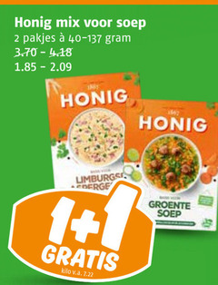  honig maaltijdmix 1 2 mix soep limburgs kilo v.a. groente 
