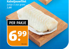  250 kabeljauwfilet pakje kilo 