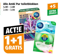  1 100 ambi pur toiletblokken eco pack carton box 5 wc active gel zegels wild new technology odor stop 