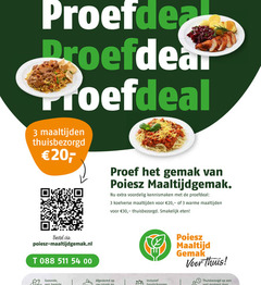  3 20 30 maaltijden proef gemak kennismaken koelverse warme eten 00 vers bereide maaltijd afgestemd vast moment 