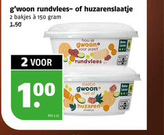  2 100 150 rundvlees huzarenslaatje bakjes kilo gwoon jezelf slaatje bel lever huzaren maatje 