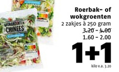  groentenpakket 1 2 250 groenten chinees roerbak wokgroenten zakjes kilo 
