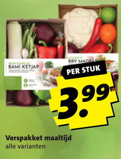  groentenpakket bami ketjap stuk 3.99 verspakket maaltijd 