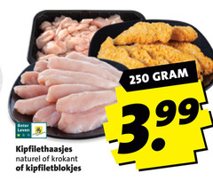  kipfiletblokjes kipfilethaasjes 250 beter naturel krokant 3.99 