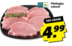 klik op dit plaatje voor een vergroting en voor vergelijkbare aanbiedingen gerelateerd aan
500 beter filetlapjes naturel 500 beter filetlapjes naturel