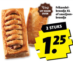  2 vers oven frikandel broodje xl saucijzen stuks 