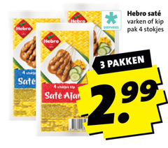  hebro satevlees kipsate 3 4 diepvries varken kip pak stokjes pakken 