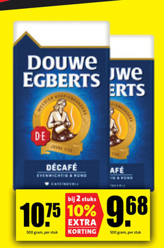  douwe egberts koffie 2 10 500 erts stuks stuk 