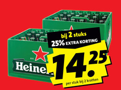  heineken krat bier 2 25 reine stuks stuk kratten 