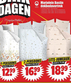  marjolein bastin dekbedovertrek 1 2 20 100 140 200 240 dagen katoen dessins persoons cm instopstrook jumeaux elders lits 