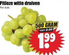  druiven 500 pitloze witte bak 