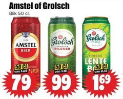  grolsch amstel blikjes bier 50 99 1615 blik pilsner 1 15 frisse lente 2 45 