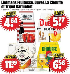  duvel karmeliet liefmans la chouffe speciaalbieren 4 12 16 25 33 330 fruitesse tripel pack fles belge 3 fraiche 4x blond ml brasserie 