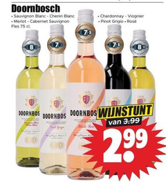  rose witte wijn rode sauvignon blanc chenin merlot cabernet fles volan chardonnay grigio rosee doornbos pinot hand crafted blush reu 3.99 