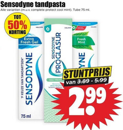  sensodyne tandpasta 50 protect cool mint tube ml fresh gel 1e tandartsen proglasur gevoeligheid improved daily versterkt verhardt 
