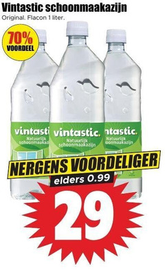  schoonmaakazijn 1 vintastic original flacon liter voordeel natuurlijk elders 