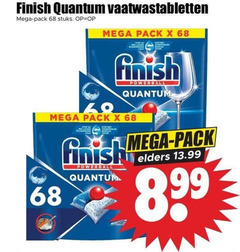 finish vaatwasmiddel quantum vaatwastabletten mega pack stuks powerball stop voorspoelen elders 