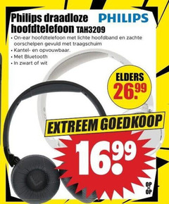  philips koptelefoon draadloze hoofdtelefoon ear lichte hoofdband zachte oorschelpen gevuld traagschuim kantel opvouwbaar bluetooth zwart wit elders extreem 