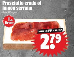  prosciutto serranoham crudo jamon serrano pak 27 