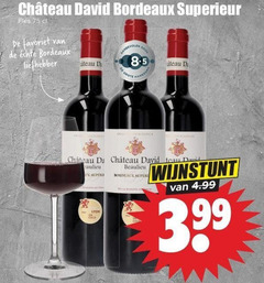  rode wijn david bordeaux superieur fles favoriet liefhebber da super lyon gold beaulieu 3.99 