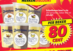  zuivelhoeve vla 80 450 hopjes beker ml boer split duo chocolade vis cent 