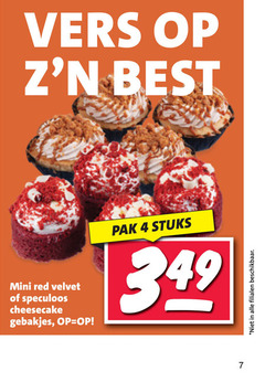  gebak 4 7 vers best mini red velvet speculoos cheesecake gebakjes pak stuks beschikbaar 