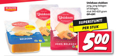  uniekaas kaas 69 500 belegen jong stukken stuk 