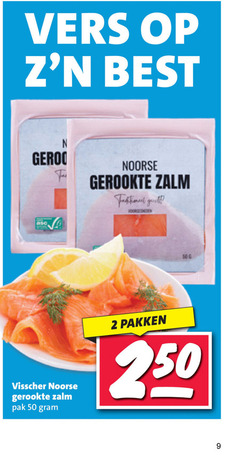  gerookte zalmfilet 2 9 50 250 600 vers best noorse zalm visscher pak pakken 