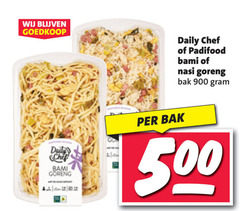  daily chef padifood oosterse maaltijd 500 bami nasi goreng bak 