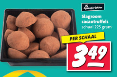  bijzonder lekker chocoladetruffels 225 slagroom cacaotruffels schaal 